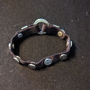 Black Mogo magnetic bracelet with charm set